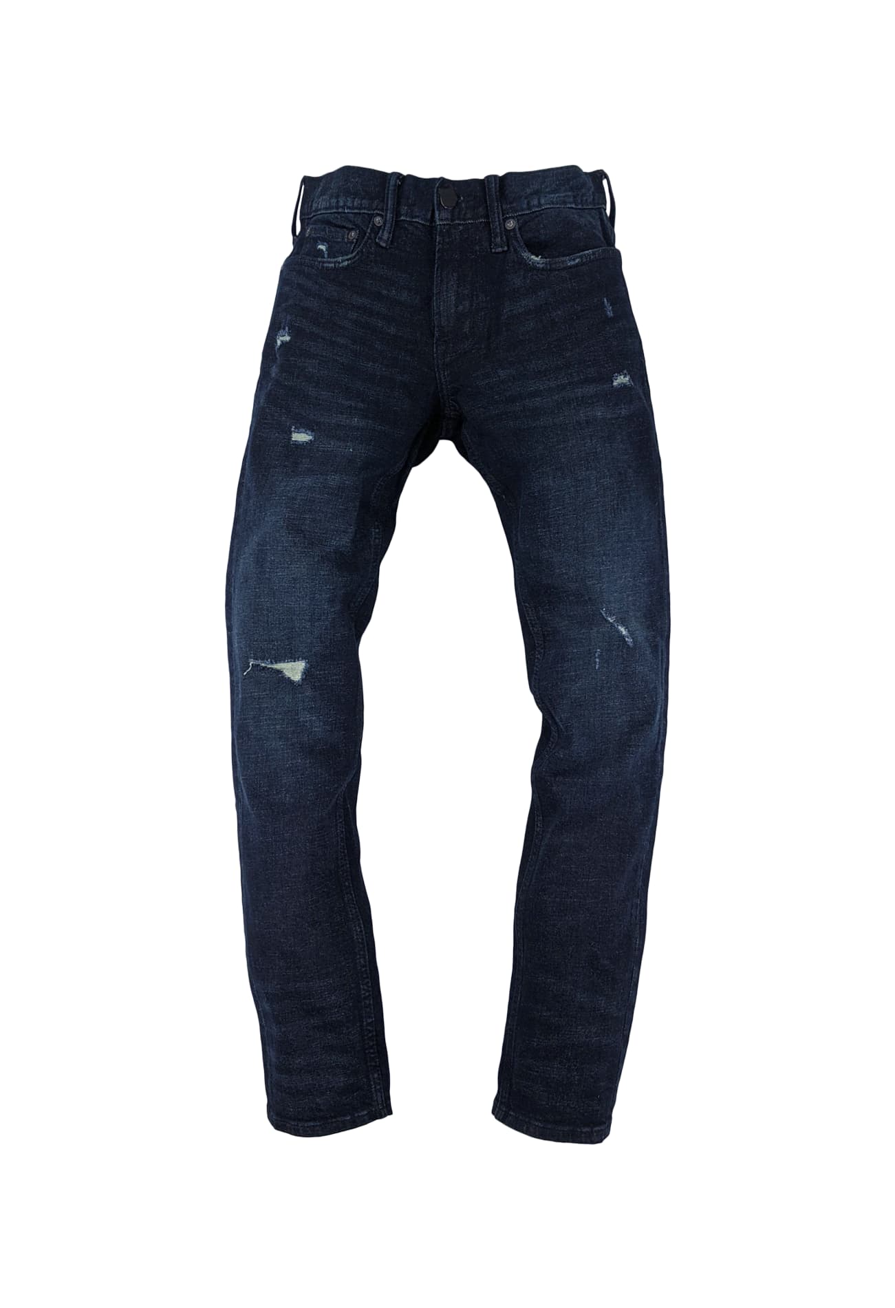 Men’s Slim Built-In Flex Distressed Jeans M-00777 – Time Tailor